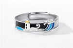 Lighthouse Seagull Couple Ring Resizable Opening Romantic Couple Rings-Rings-Arimonz-Arimonz