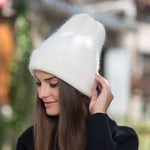 Lilly Knitted Beanie-Hats-Arimonz-white-Arimonz