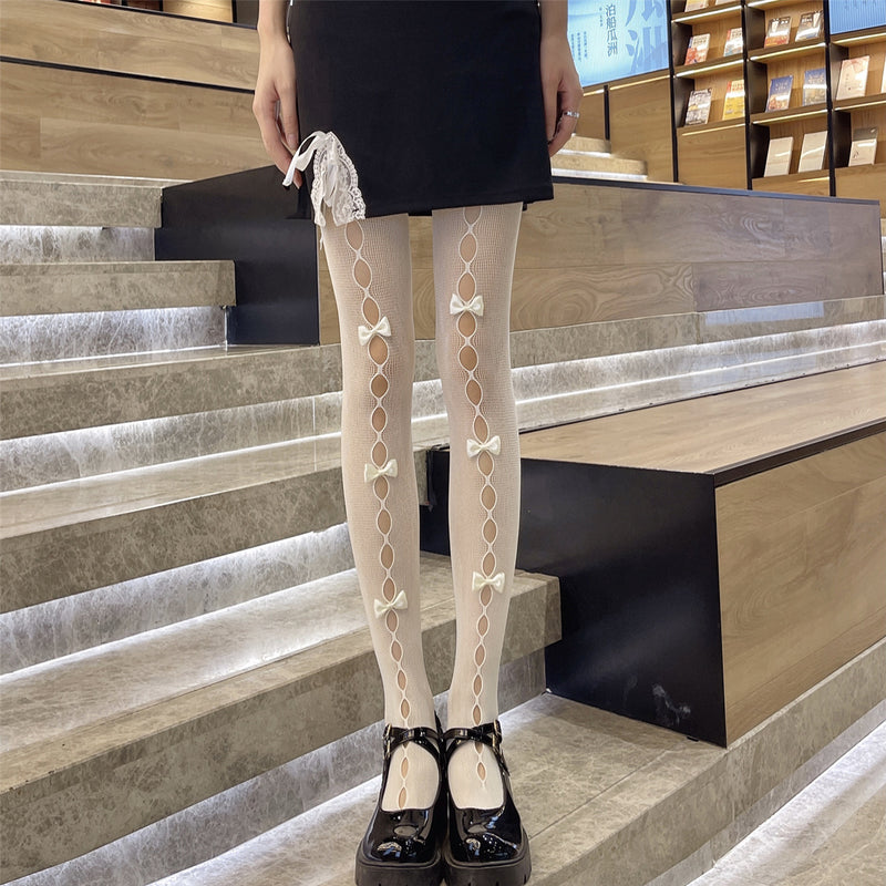 Lingerie Lace Women Tights Stockings Style Lolita Thigh High Stocking-Socks & Tights-Arimonz-Arimonz