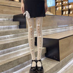 Lingerie Lace Women Tights Stockings Style Lolita Thigh High Stocking-Socks & Tights-Arimonz-White-Arimonz