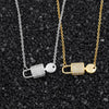 Lock And Key Pendant Necklace for Women-Necklaces-Arimonz-Arimonz