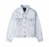 Long Jeans Jacket Women Short Denim Jacket Embroidery Oversized Denim-Jean Jackets-Arimonz-S-Long light-Arimonz