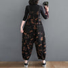 Loose Jeans Jumpsuit Women Casual Baggy Pants Floral Denim Overalls-Denim Jumpsuit-Arimonz-Arimonz
