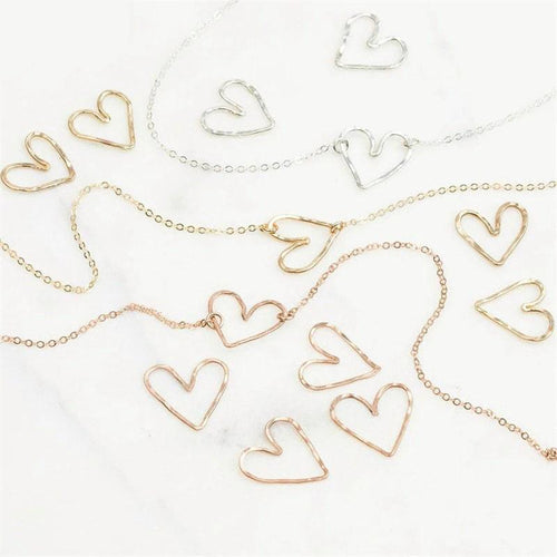 Love Heart Necklace for Women Jewelry Pendant Choker Necklace-Necklaces-Arimonz-Arimonz