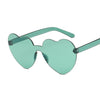 Love Heart Sunglasses For Women Fashionable Cute Sunglasses-Sunglasses-Arimonz-green-Arimonz