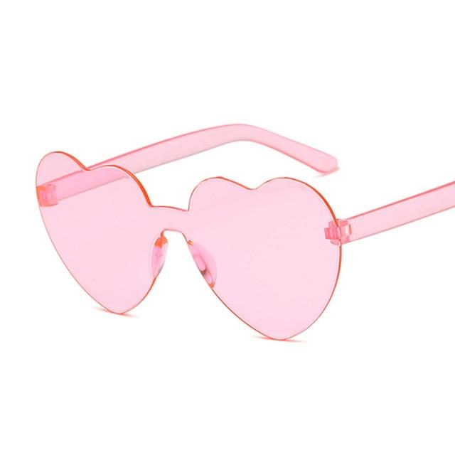 Love Heart Sunglasses For Women Fashionable Cute Sunglasses-Sunglasses-Arimonz-Pink-Arimonz