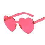 Love Heart Sunglasses For Women Fashionable Cute Sunglasses-Sunglasses-Arimonz-Rose Red-Arimonz