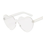 Love Heart Sunglasses For Women Fashionable Cute Sunglasses-Sunglasses-Arimonz-Transparent-Arimonz