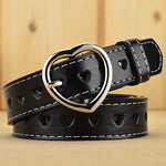 Love Hollow Belt Heart-shaped Ladies Belt Heart-shaped Jeans Belt-Belts-Arimonz-Arimonz