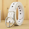 Love Hollow Belt Heart-shaped Ladies Belt Heart-shaped Jeans Belt-Belts-Arimonz-Arimonz
