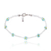 Lovely Daisy Flowers Colorful Beaded Charm Statement Choker Necklace for Women Vacation Jewelry-Necklaces-Arimonz-Green-Arimonz