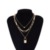 Lover PadLock Choker Necklace-Necklaces-Arimonz-Arimonz