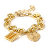 Lover's Heart Lock Bracelets-Braceletes-Arimonz-Arimonz