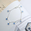 Luminous Star Anklet Pentagonal Star Tassel Ankle Chain-Anklets-Arimonz-Arimonz