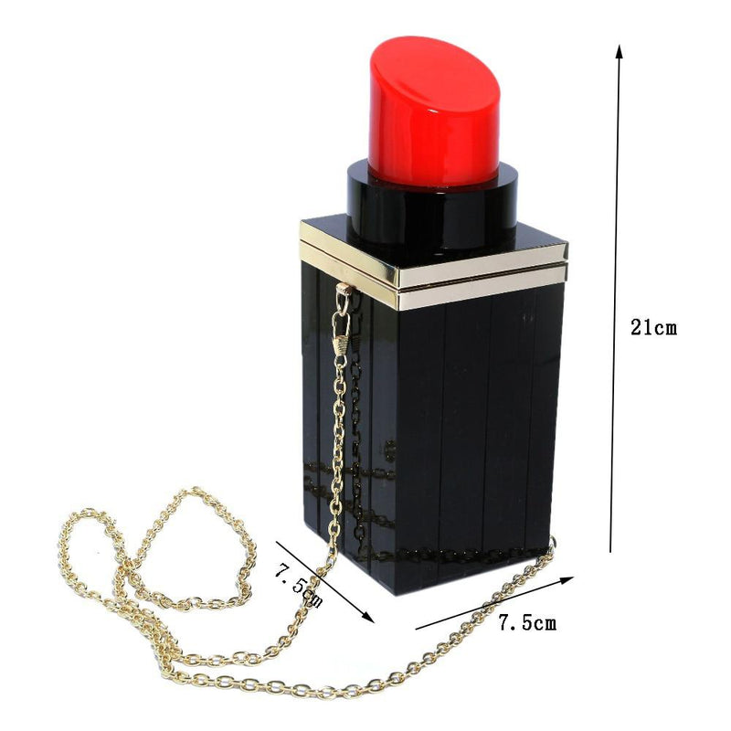 Luna Lipstick Shape Crossbody Bag-Handbags-Arimonz-Arimonz