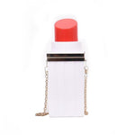 Luna Lipstick Shape Crossbody Bag-Handbags-Arimonz-White-Arimonz