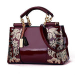 Madison Embroidery Shoulder Bag-Handbags-Arimonz-wine-red-Arimonz
