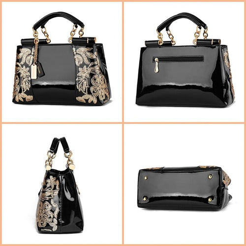 Madison Embroidery Shoulder Bag-Handbags-Arimonz-Arimonz