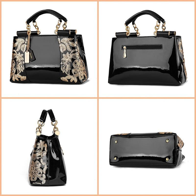 Madison Embroidery Shoulder Bag-Handbags-Arimonz-Arimonz