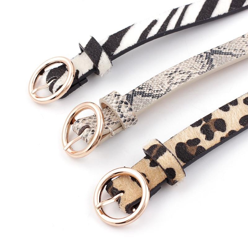 Maya Statement Belt Leopard Snake And Zebra Print Belt-Belts-Arimonz-Arimonz
