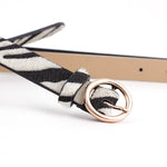 Maya Statement Belt Leopard Snake And Zebra Print Belt-Belts-Arimonz-Arimonz