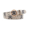 Maya Statement Belt Leopard Snake And Zebra Print Belt-Belts-Arimonz-Arimonz