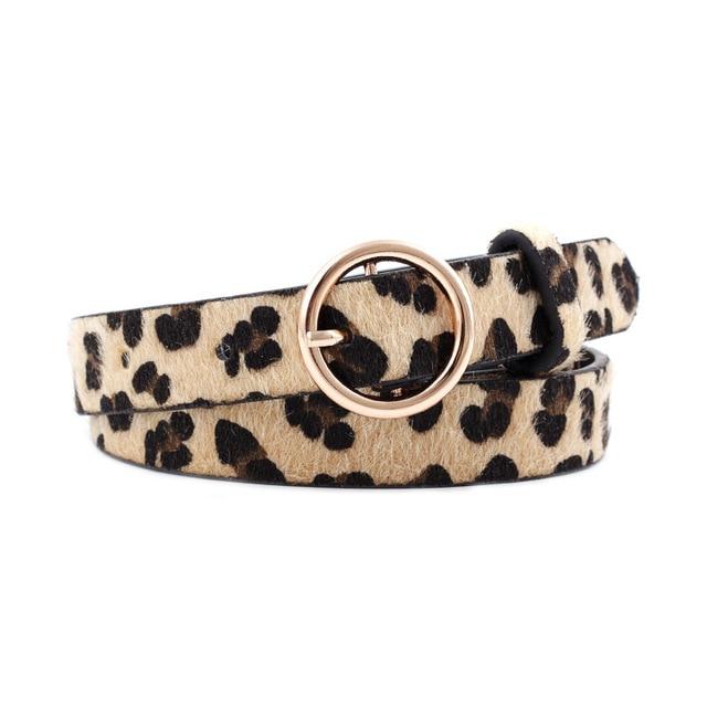 Maya Statement Belt Leopard Snake And Zebra Print Belt-Belts-Arimonz-Leopard-Arimonz