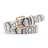 Maya Statement Belt Leopard Snake And Zebra Print Belt-Belts-Arimonz-Snake White-Arimonz