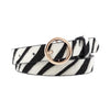 Maya Statement Belt Leopard Snake And Zebra Print Belt-Belts-Arimonz-Zebra-Arimonz