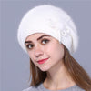 Megan Knitted Beret-Hats-Arimonz-White-Arimonz