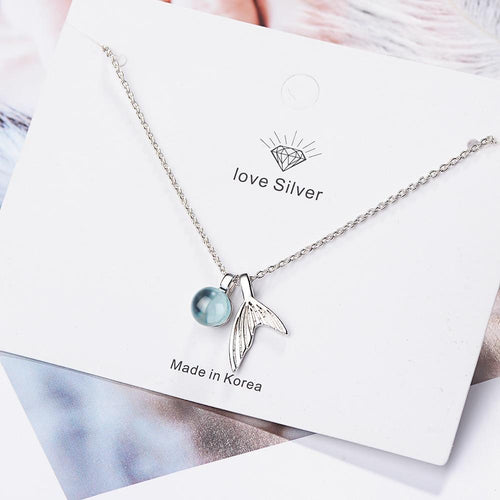 Mermaid Pendant Necklace-Necklaces-Arimonz-Arimonz