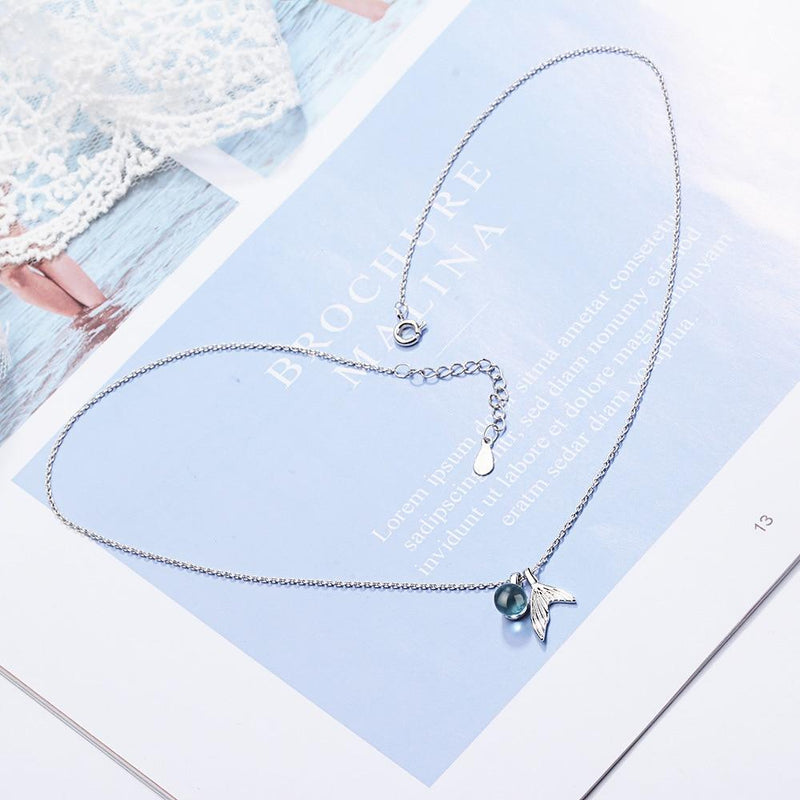Mermaid Pendant Necklace-Necklaces-Arimonz-Arimonz