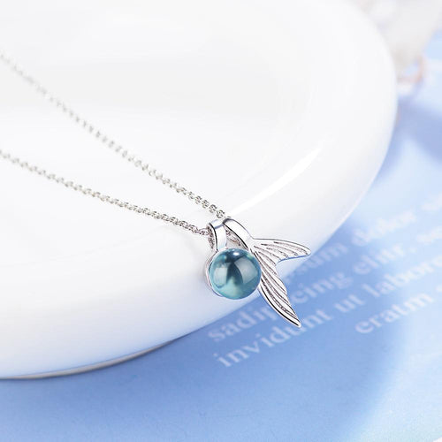 Mermaid Pendant Necklace-Necklaces-Arimonz-Arimonz
