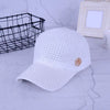 Mesh Snapback Baseball Caps Breathable Cap For Women Girls Sun Hat-Women's Caps-Arimonz-Arimonz