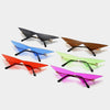 Metal Frame Oversized Triangle Women Sunglasses Vintage Rimless Cat Eye Sunglasses In 6 Colors-Sunglasses-Arimonz-Arimonz
