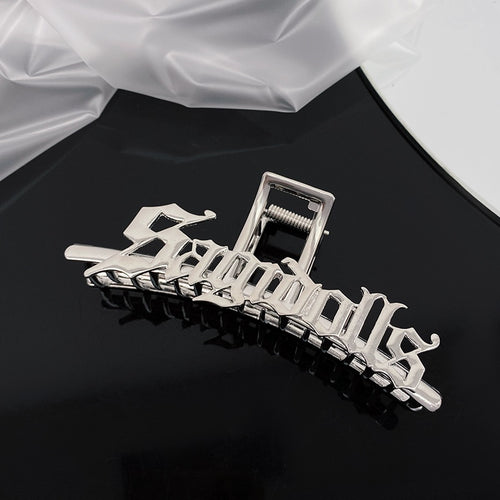 Metal Hollow Irregular Hair Claw Headdress Accessories Crab Hairpin-Hair Accessories-Arimonz-Arimonz