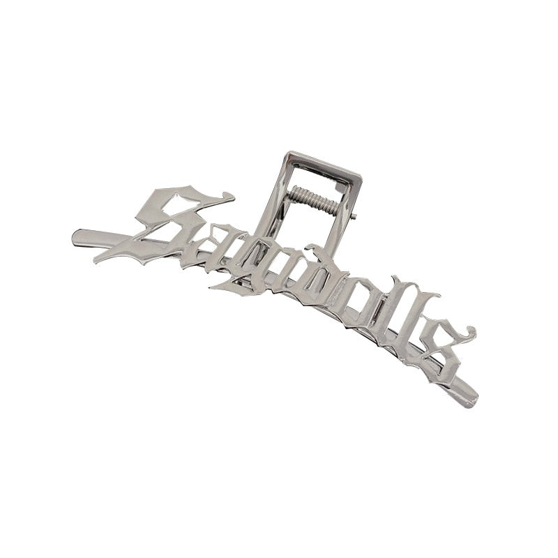 Metal Hollow Irregular Hair Claw Headdress Accessories Crab Hairpin-Hair Accessories-Arimonz-Arimonz