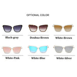 Metal Retro Oversized Sunglasses Women Cat Eye Sun Glasses-Sunglasses-Arimonz-Arimonz
