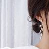 Micro Inlaid Cubic Zircon Leaves Earrings-Earrings-Arimonz-Arimonz