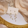 Micro Inlaid Cubic Zircon Leaves Earrings-Earrings-Arimonz-Arimonz