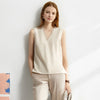 Minimalism Spring Suit Female Office Lady Blazer High Waist Officewear-Wear To Work Sets-Arimonz-Apricot tank-M-Arimonz