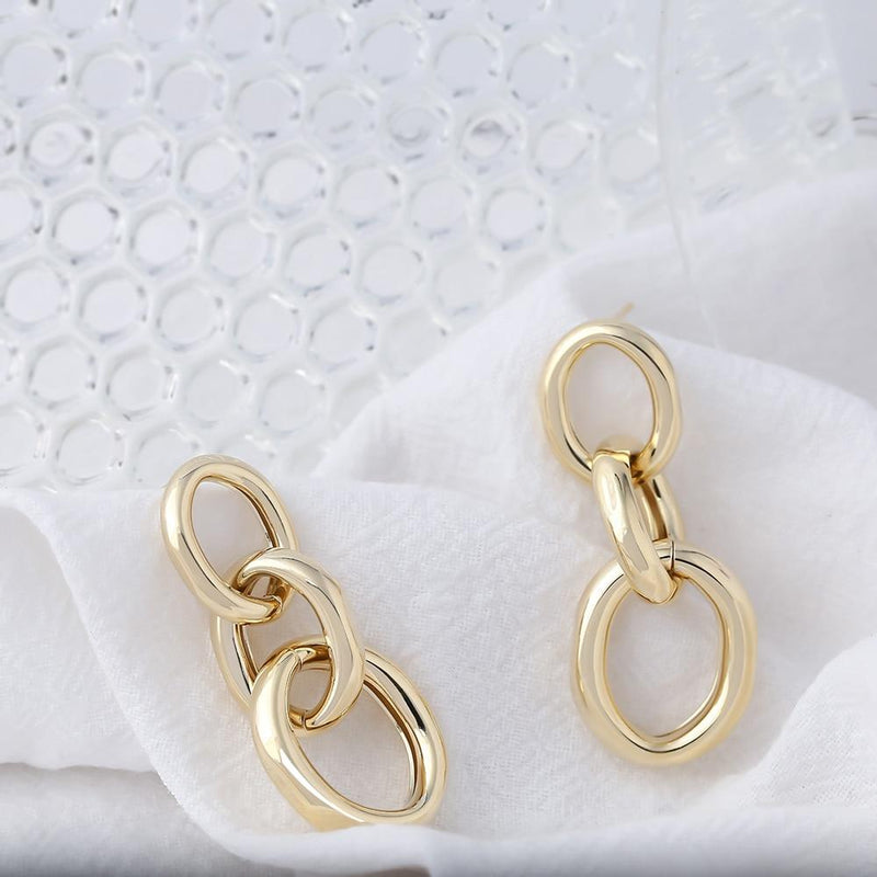 Minimalist Chain Drop Dangle Earrings for Women Fashion Earrings for Women-Necklaces-Arimonz-Arimonz