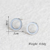 Minimalist Round Stud Earrings-Earrings-Arimonz-Arimonz