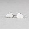 Minimalist Stud Earrings-Earrings-Arimonz-Cloud-Silver-Arimonz