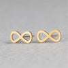 Minimalist Stud Earrings-Earrings-Arimonz-Infinity-Gold-Arimonz