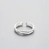 Minimalist Twist Line Adjustable Ring-Rings-Arimonz-Arimonz