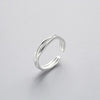 Minimalist Twist Line Adjustable Ring-Rings-Arimonz-Arimonz