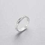 Minimalist Twist Line Adjustable Ring-Rings-Arimonz-Arimonz
