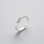 Minimalist Twist Line Adjustable Ring-Rings-Arimonz-Arimonz