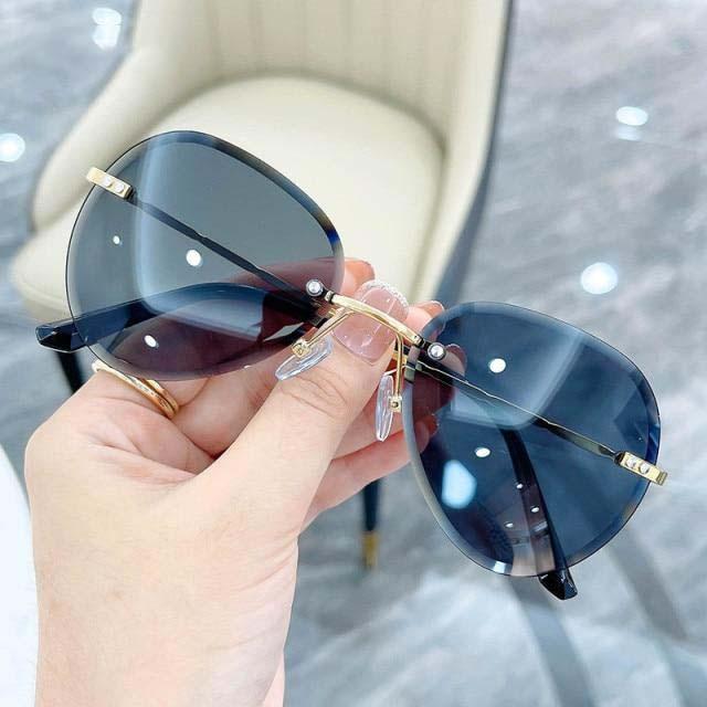 Mirror Sunglasses For Women Retro Glasses Women's Sunglasses-Sunglasses-Arimonz-Blue Gray-Arimonz